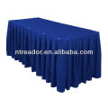 14ft  polyester table skirt royal blue